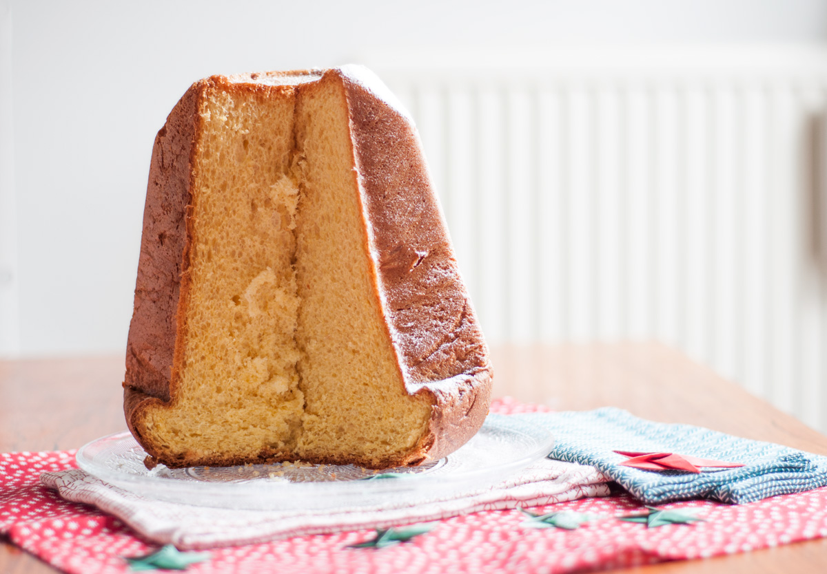 Pandoro made with stiff sourdough 